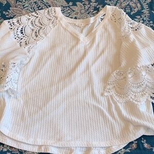Main Strip size Large Lace Blouse.